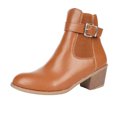 Ankle Boots - Camel
