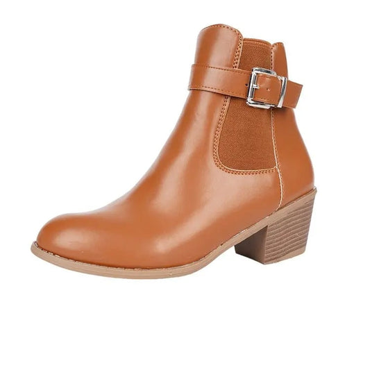 Ankle Boots - Camel