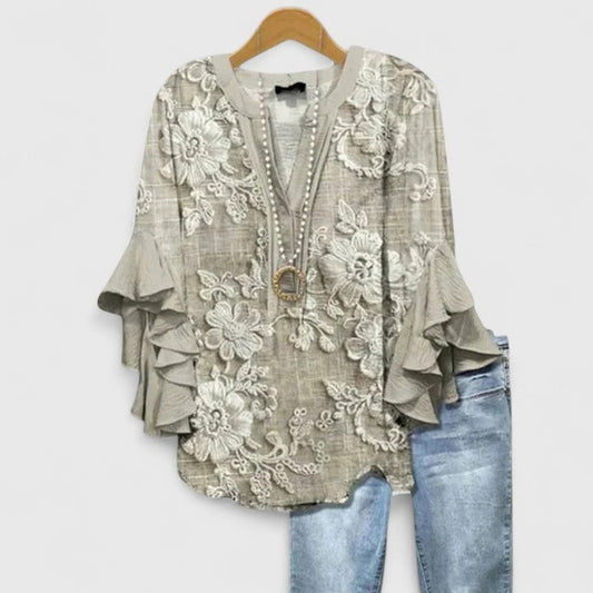Blouse for Women - Light Brown