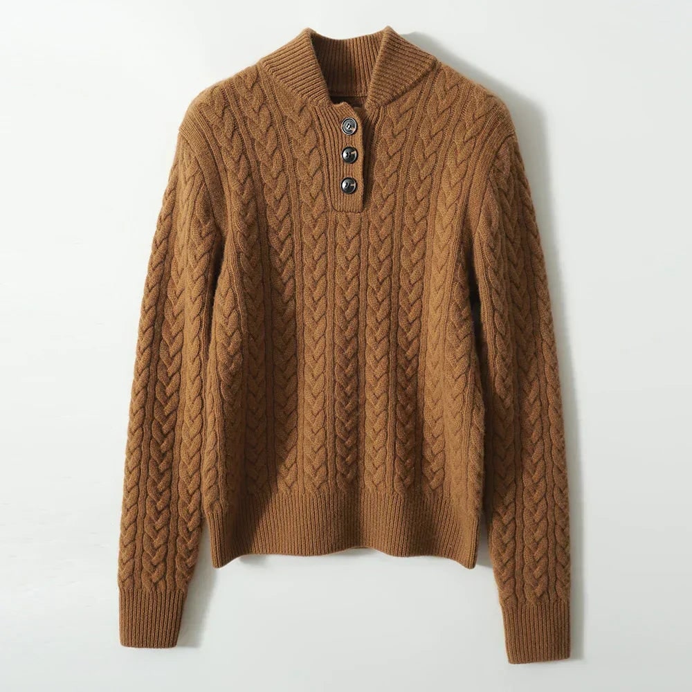 Button-Up Sweater