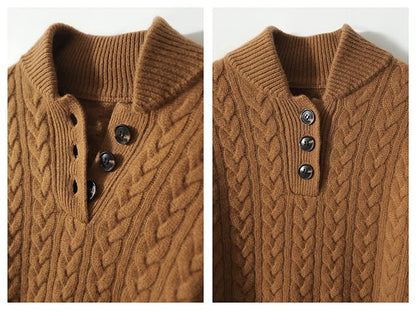 Button-Up Sweater