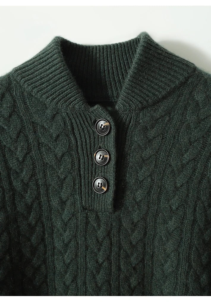 Button-Up Sweater