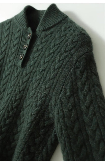 Button-Up Sweater