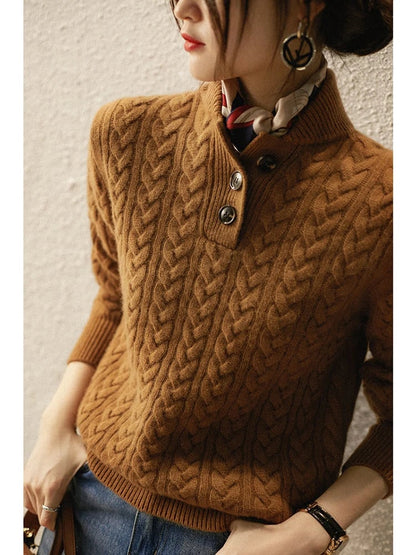 Button-Up Sweater