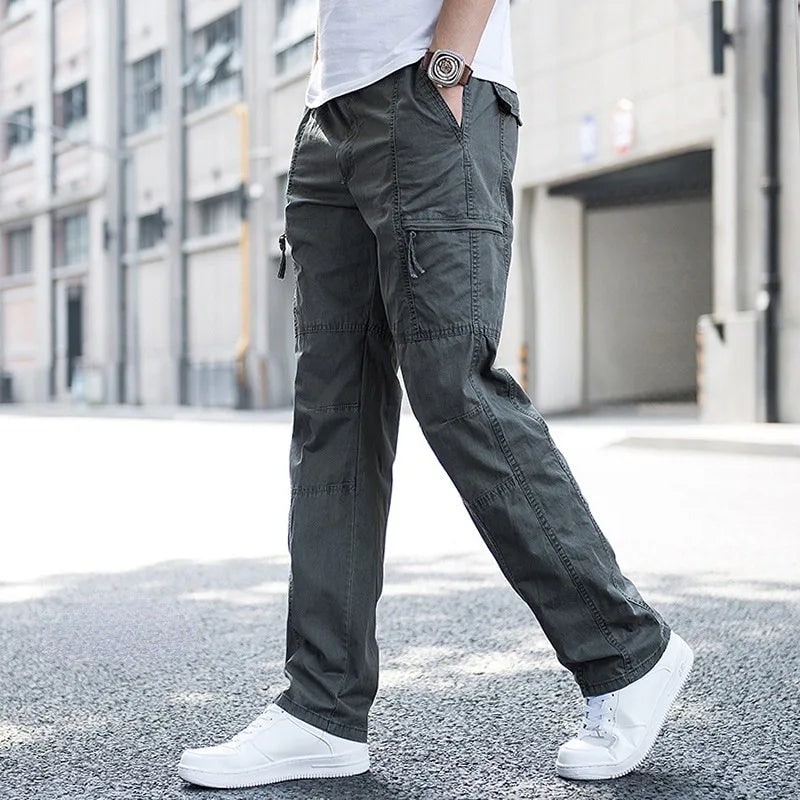 Cargo Pants for Men - Army Gray