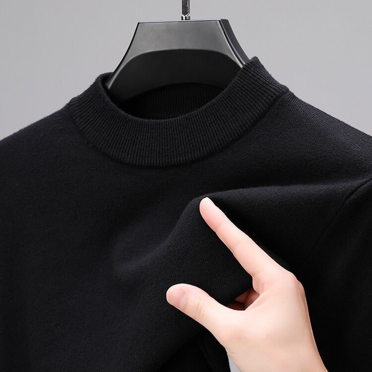 Cashmere Sweater for Men - Black