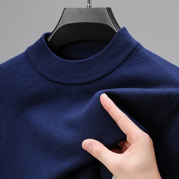 Cashmere Sweater for Men - Navy