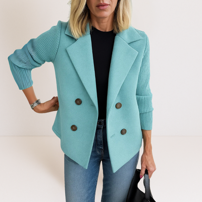 Casual Blazer for Women - Light Blue