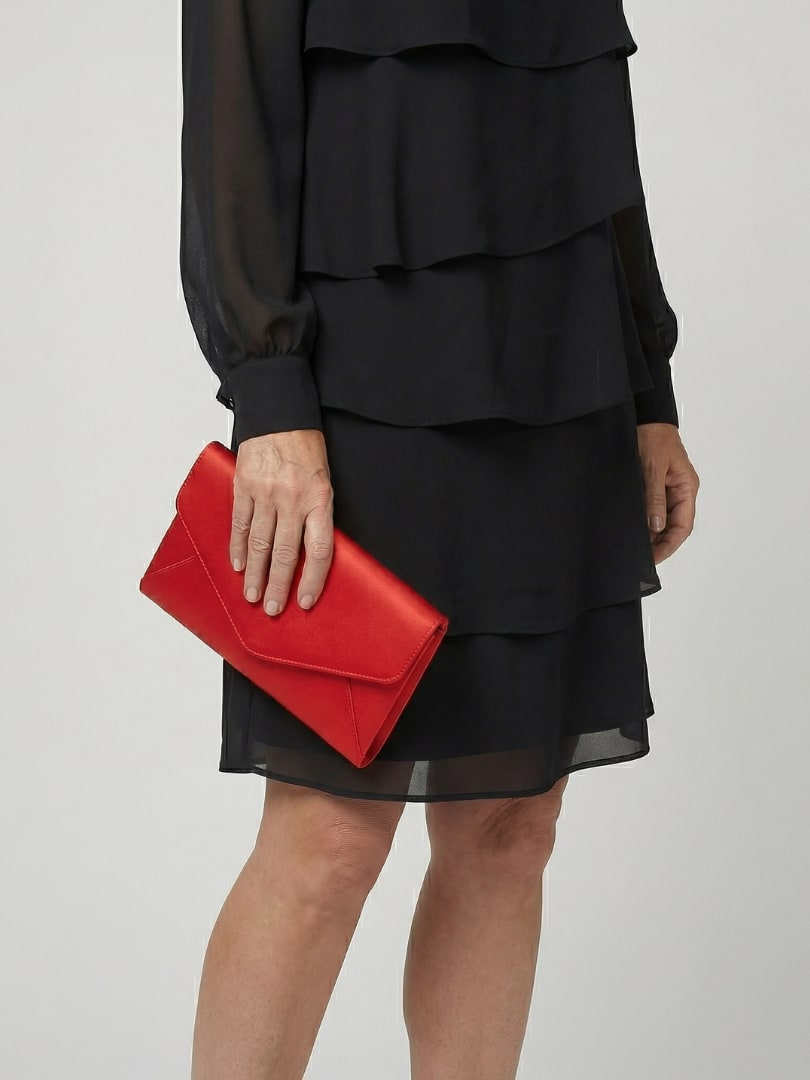 Clean Layered Knee Length Dress