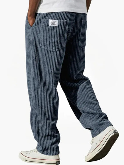 Comfortable Corduroy Trousers For Man for Men - Blue