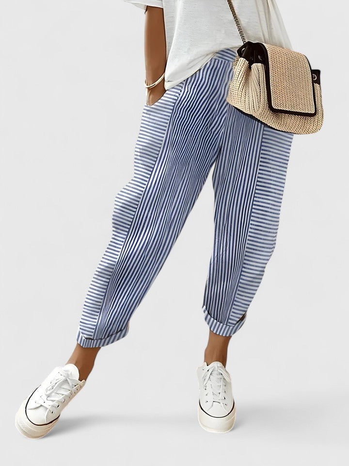 Comfortable Pants for Women - Blue