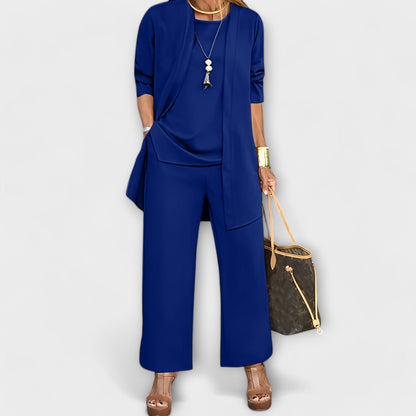 Coordinated Three-Piece Set - Blue