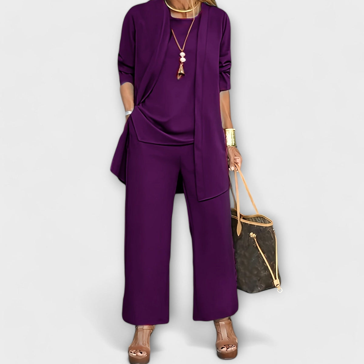 Coordinated Three-Piece Set