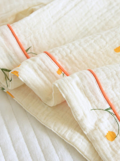 Cotton Gauze Pajama Set for Women