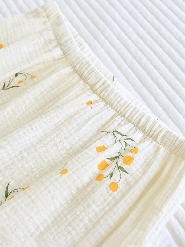 Cotton Gauze Pajama Set for Women
