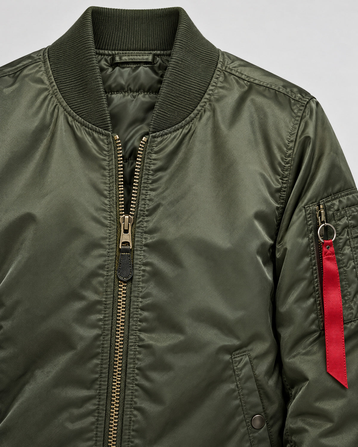 Bomber Jacket for Women – close-up detail