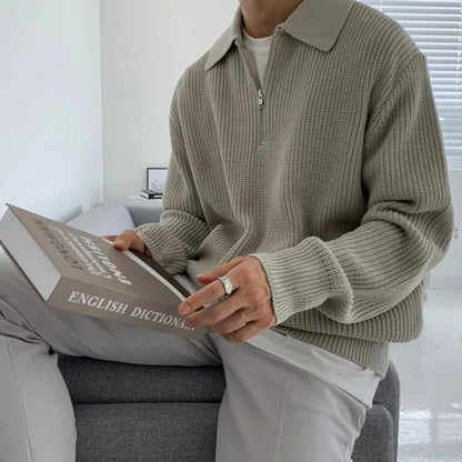 Devon Quarter Zip Sweater