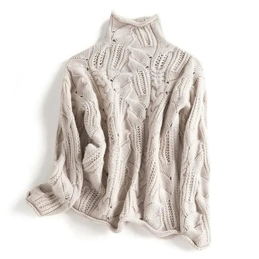 Elodie Knit Sweater - Beige