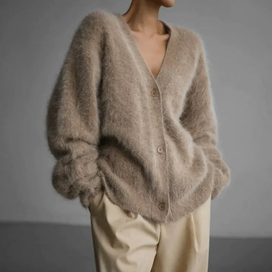 Elysian Cardigan - Taupe