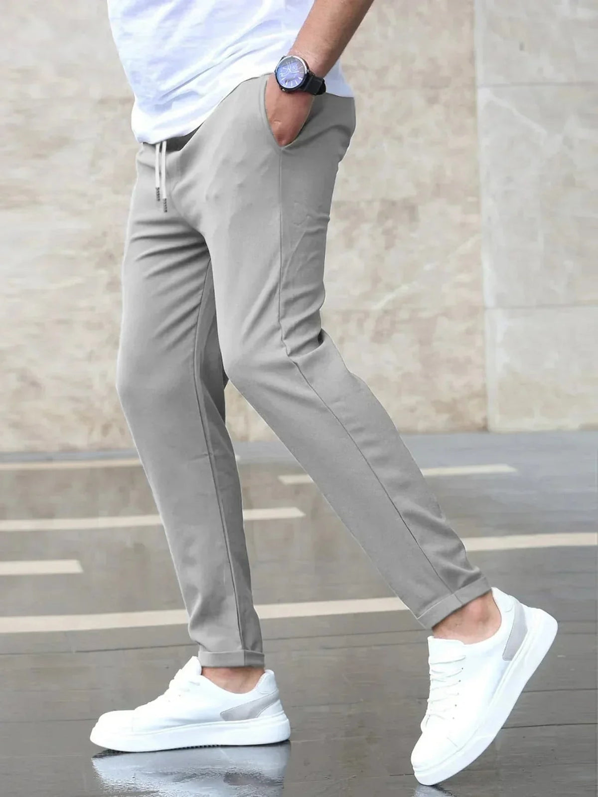 Flexible Stretch Pants for Men