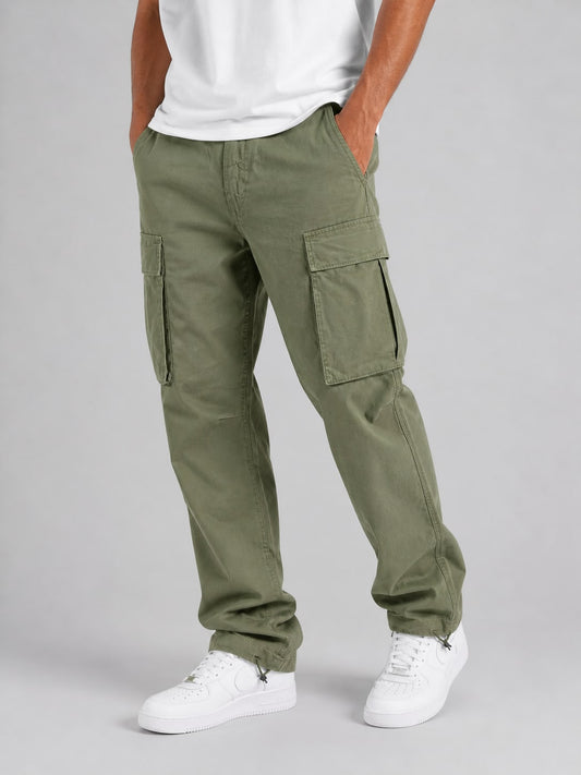 Florian Relaxed Pants - Army Green