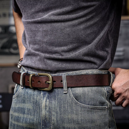 Full-Grain Leather Belt for Men