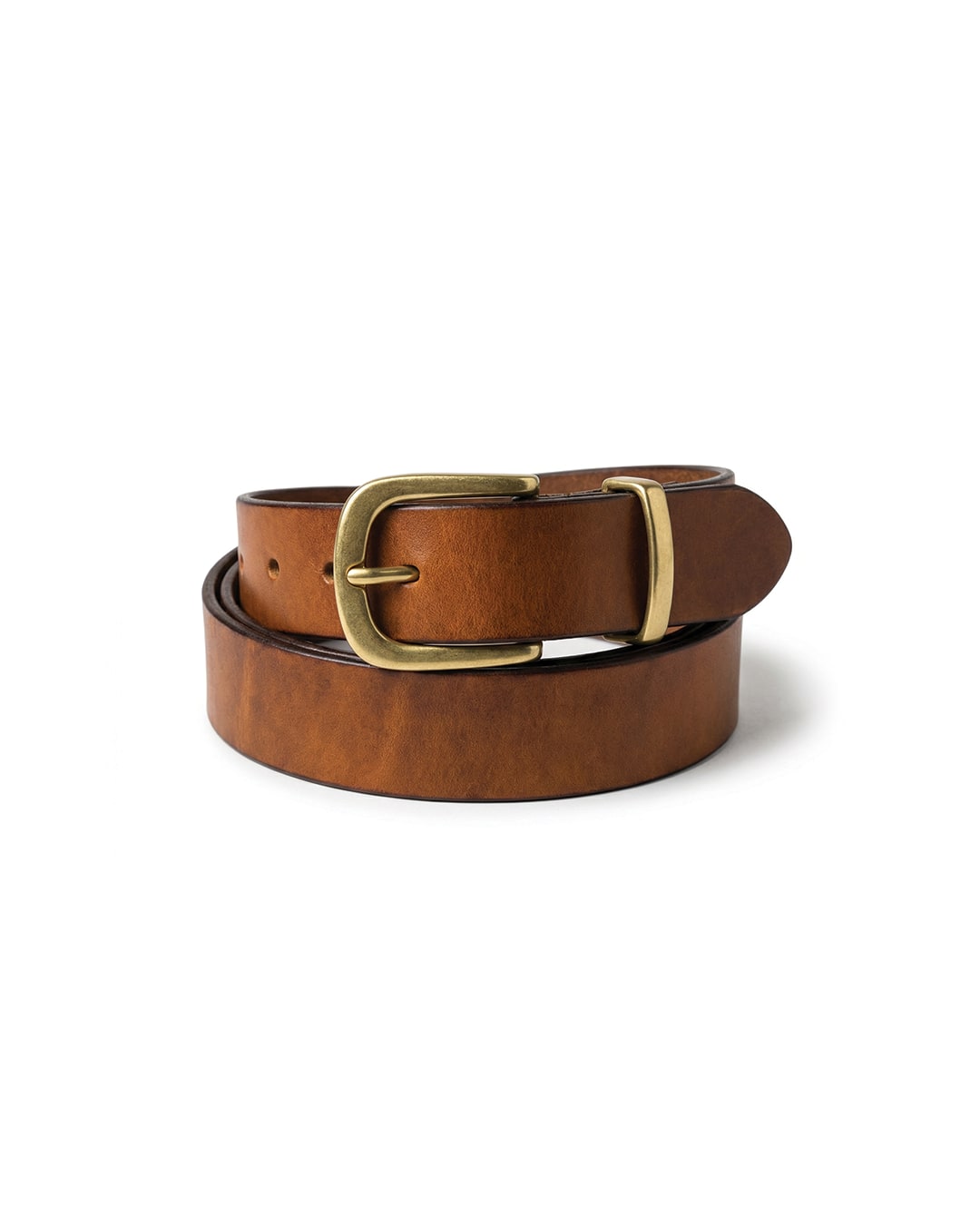 Full-Grain Leather Belt for Men - Brown