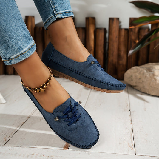 Women's Lace-Up Comfort Loafers — product view