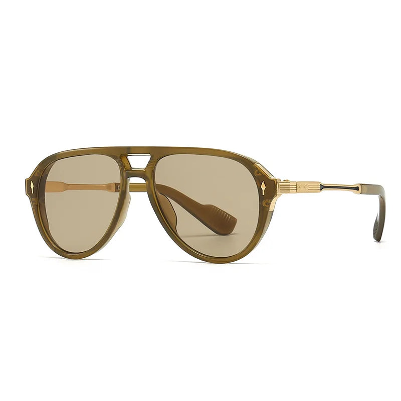 Aviator Gradient Lens Sunglasses Unisex