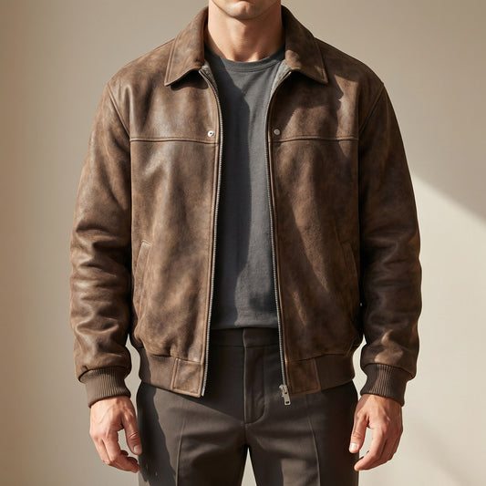 Jacob Lambskin Jacket - Brown