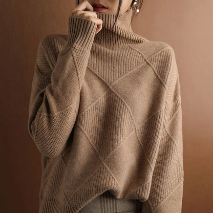 Leone Turtleneck - Brown