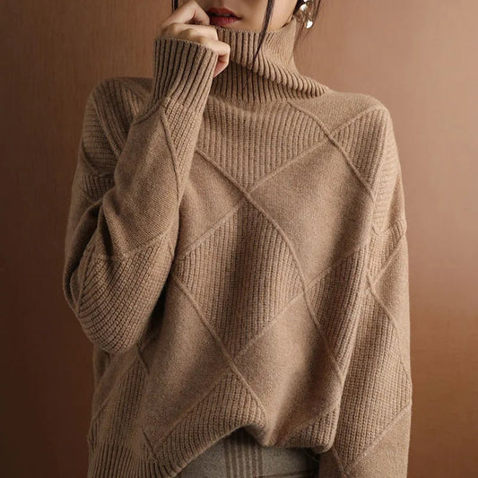 Leone Turtleneck - Brown