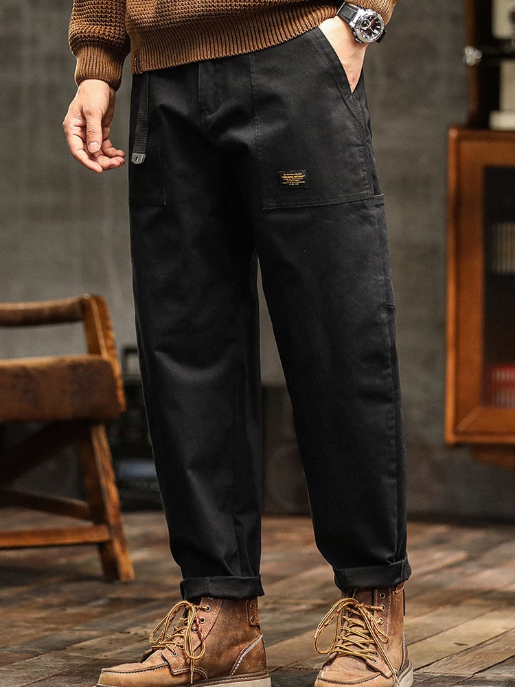 Lucian Utility Pants - Black