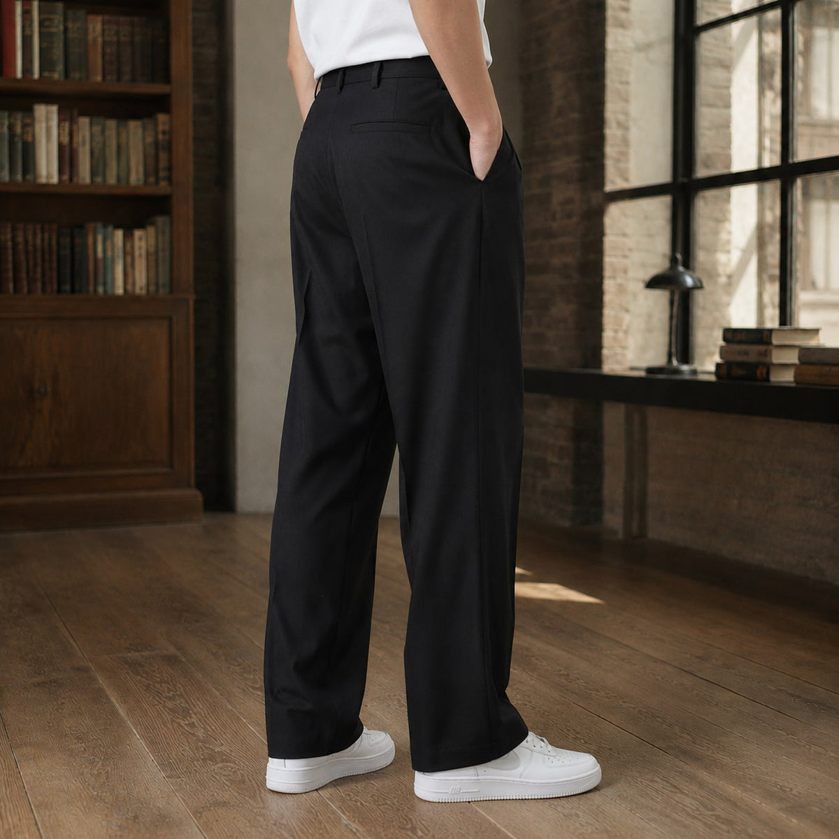 Pleated Pants
