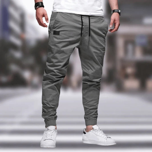 Practical Cargo Pants for Men - Gray