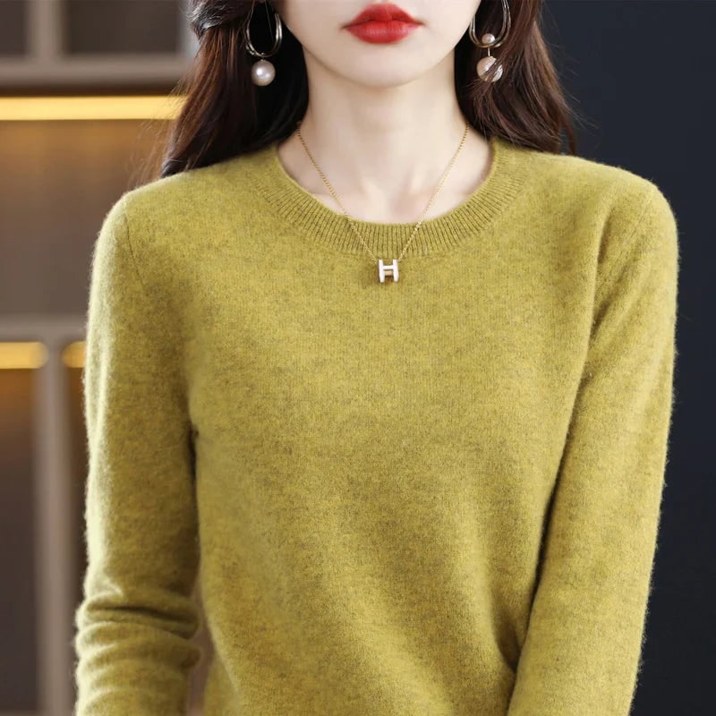 Pure Cashmere Wool Sweater