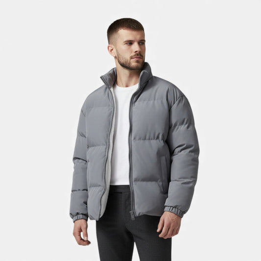 Quilted Puffer Jacket for Men