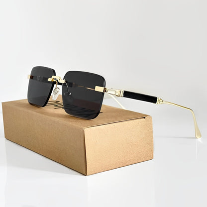 Retro Sunglasses for Men - Black