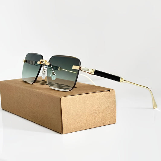 Retro Sunglasses for Men - Green