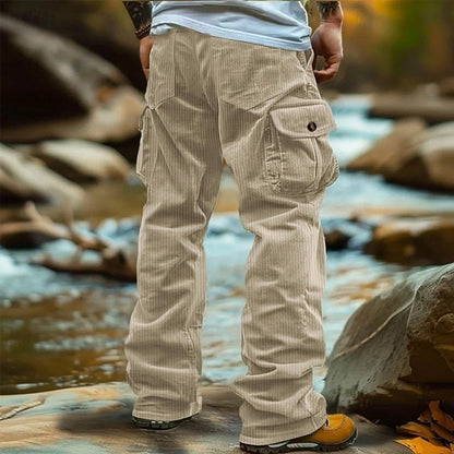 Rugged and Comfortable Cargo Pants for Men - Khaki