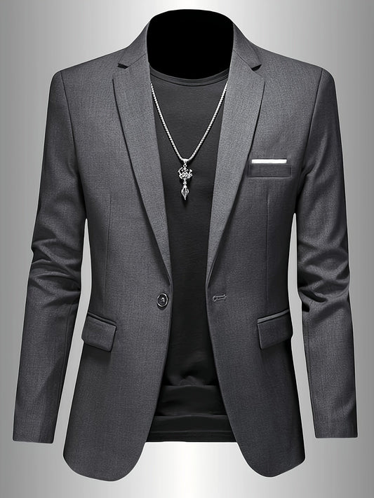 Slim-Fit Suit for Men - Gris