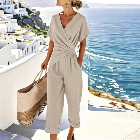 Two-Piece Set for Women - Apricot