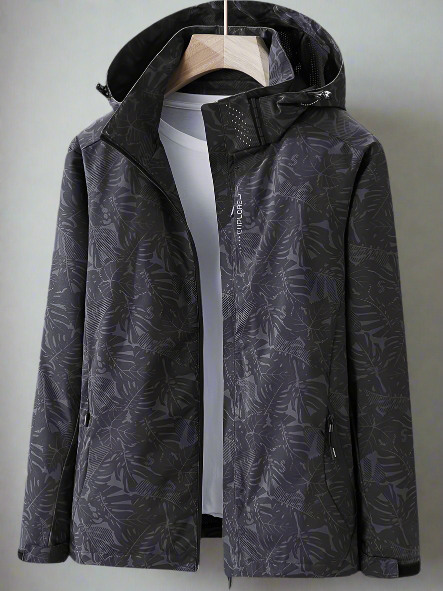 Waterproof Windbreaker for Women - Black