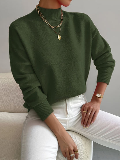 Women's Casual Knit Sweater - Green