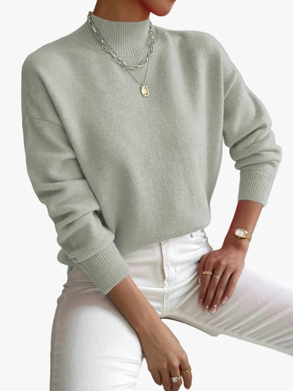 Women's Casual Knit Sweater - Light Green