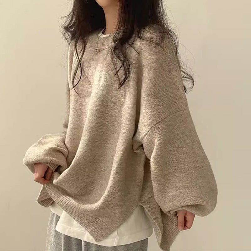 Women's Knit Crewneck Sweater