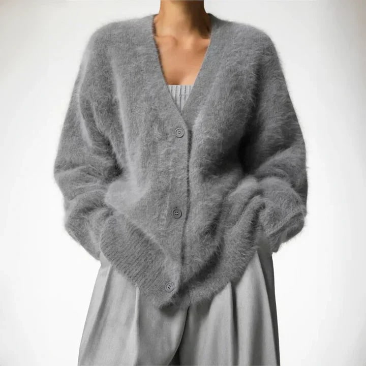Women’s Ultra-Soft Cardigan - Light grey