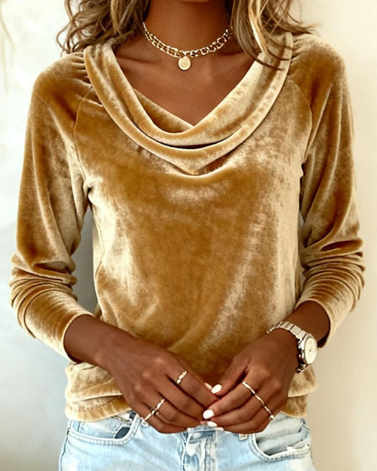 Women's Velvet Top