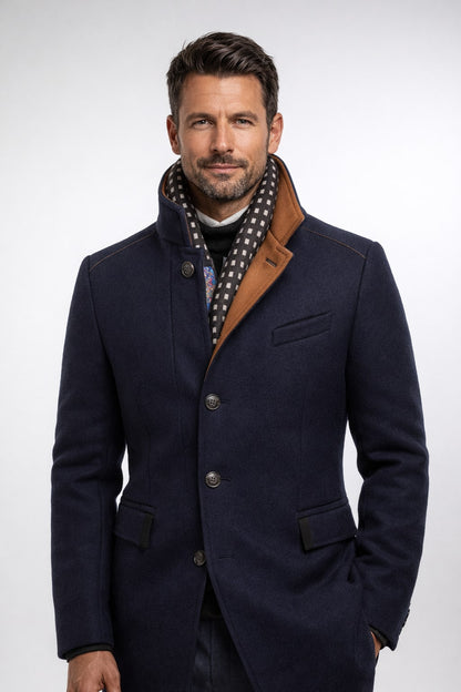 Wool Blend Overcoat